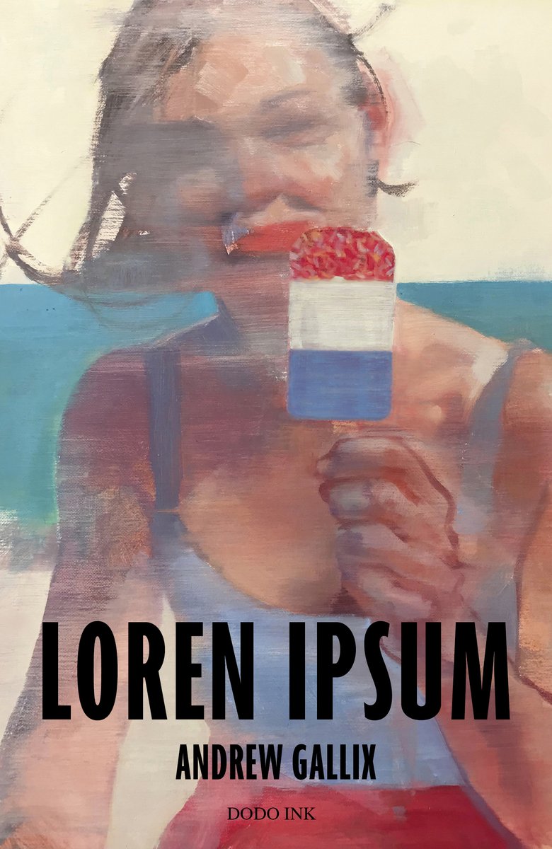 COVER REVEAL: The Dodo is thrilled to reveal the cover for Loren Ipsum, <a href="/andrewgallix/">Andrew Gallix</a> 's debut novel. Out September 2025.

The beautiful artwork is by Felicity Gill; cover design by Andy Soameson.