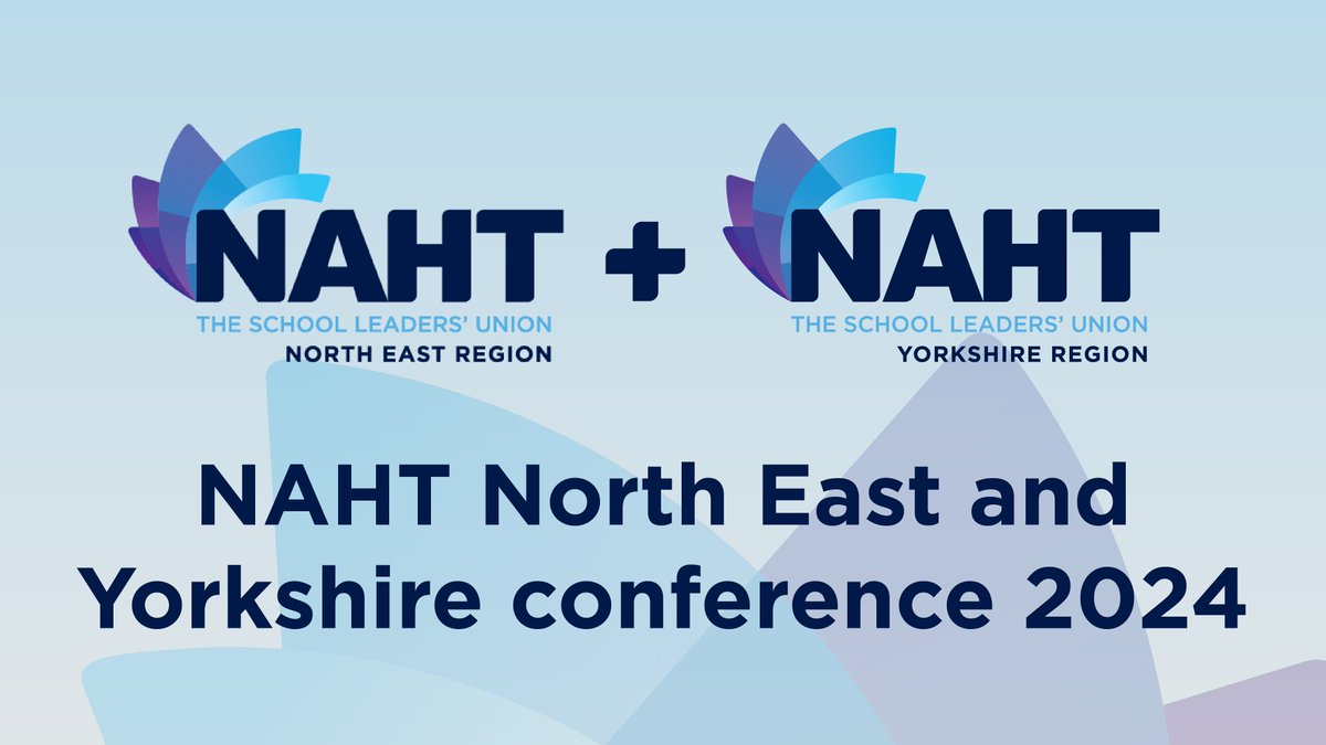 A must attend event for school leaders from across the North East and Yorkshire on 6 December held at the Hospitium in York. Book your tickets now, only £50 to NAHT members and £60 non members
eventbrite.co.uk/e/naht-north-e…