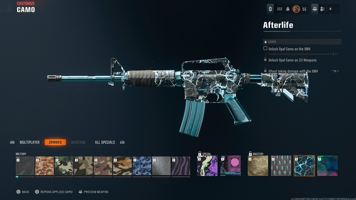 TsunamicSpamms's tweet image. Surprised to see no one say anything about @CallofDuty idk I guess a lot of people didn’t like BO4 but I worked for those camo unlocks because I throughly enjoyed it.