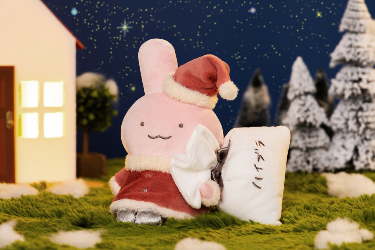 🎄11月15日 新発売🎄 『ハイブラサンタなうさぎ先生ぬいぐるみ』 📝お