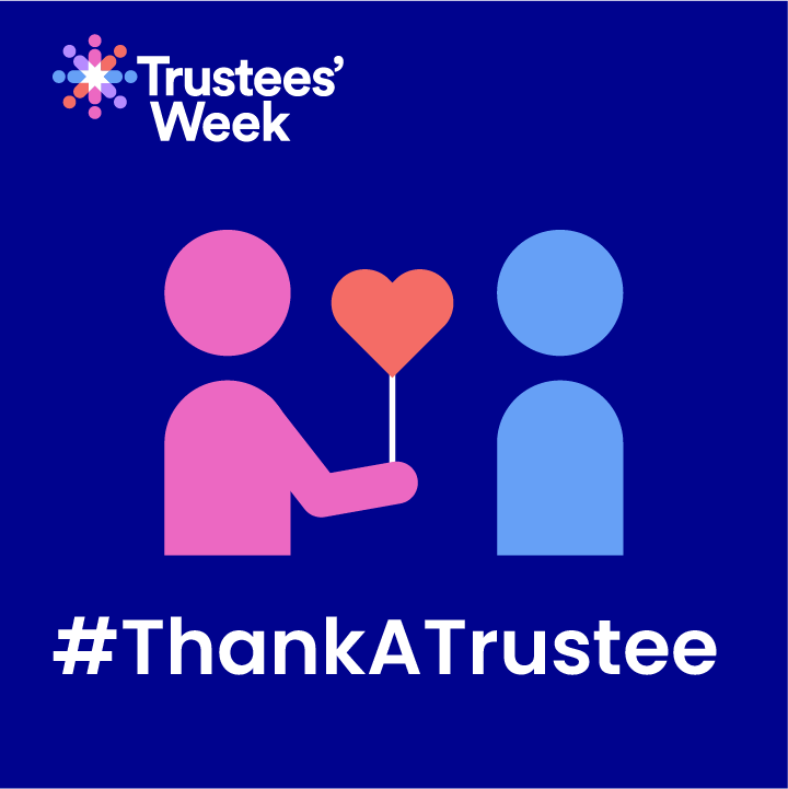 It's day 2 of #TrusteesWeek and there's still plenty of time to get involved! 

Know a trustee who deserves to be celebrated? Take a moment to let them know, using the hashtag #ThankATrustee ❤️