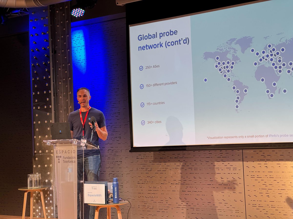 ipinfo's tweet image. Day 2 of @ACM_IMC_2024 in Madrid! If you didn&apos;t get a chance to watch our Head of Research, Oliver Gasser session, visit our booth space to find out why IPinfo is at the cutting edge of IP data research.

#IMC2024