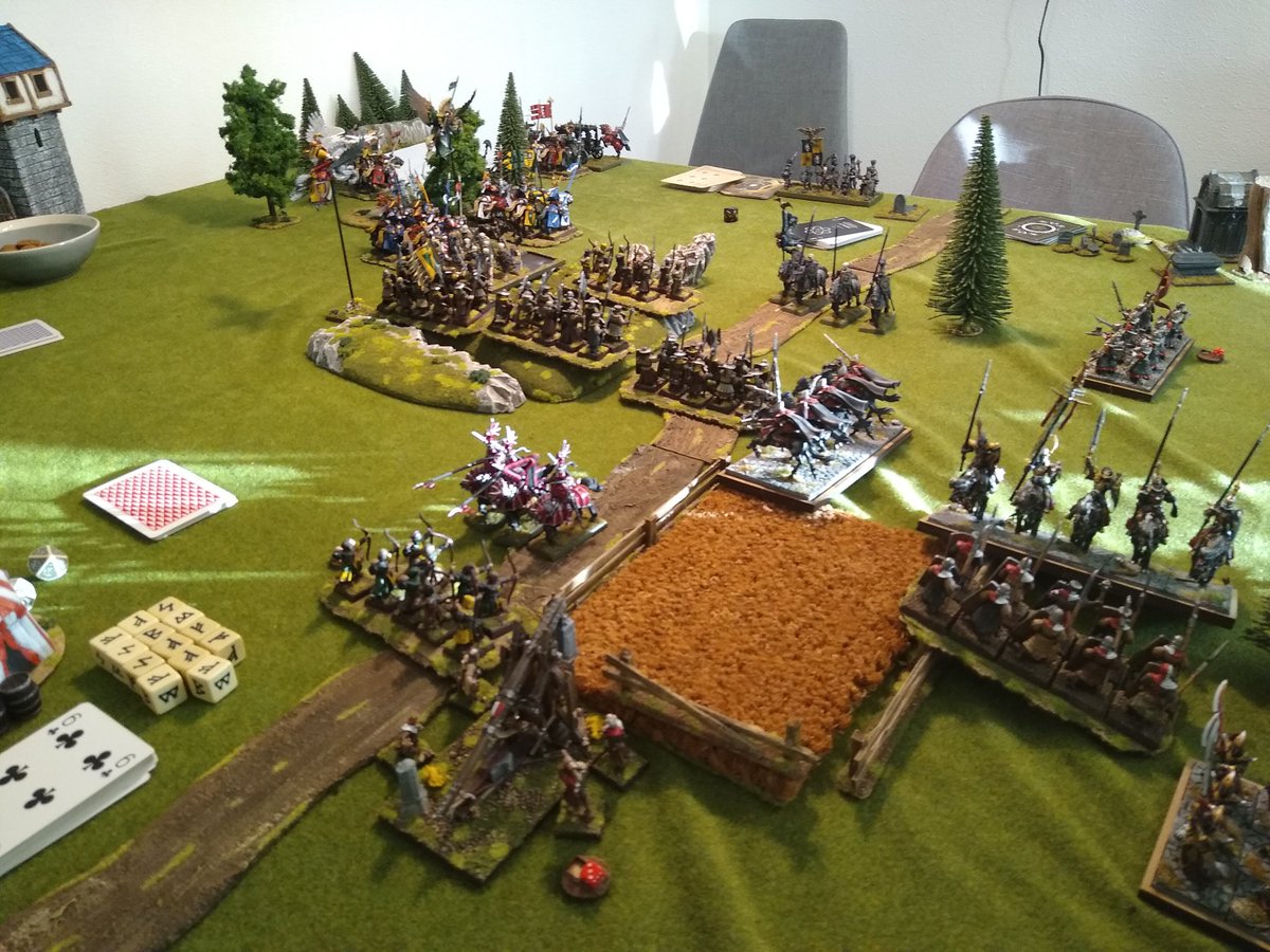 RensvV's tweet photo. Last weekend we played a great 5 player game of To the Strongest. The Bretonnians were victorious, though the tide began to turn towards the end https://t.co/GNe7PoxgM0
