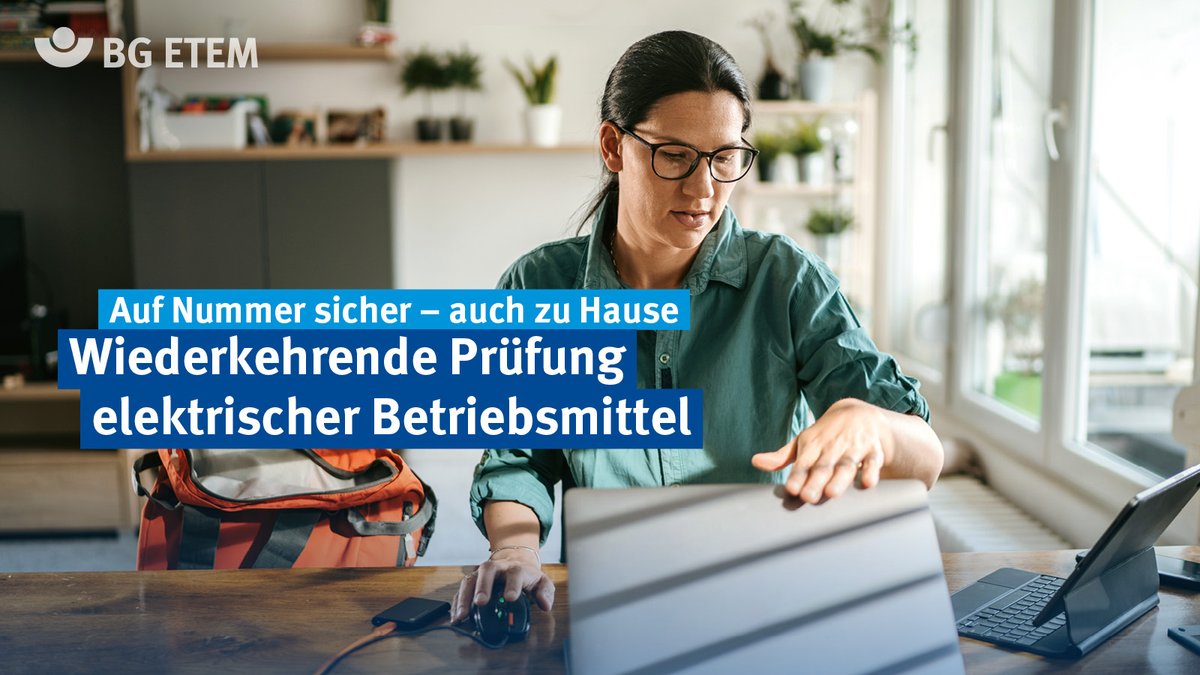Im Homeoffice kommen elektrische Betriebsmittel zum Einsatz, die regelmäßig geprüft werden müssen. Wie können Unternehmen die Prüfungen am einfachsten organisieren? Antworten in der neuen "etem": bit.ly/4eB1JWu