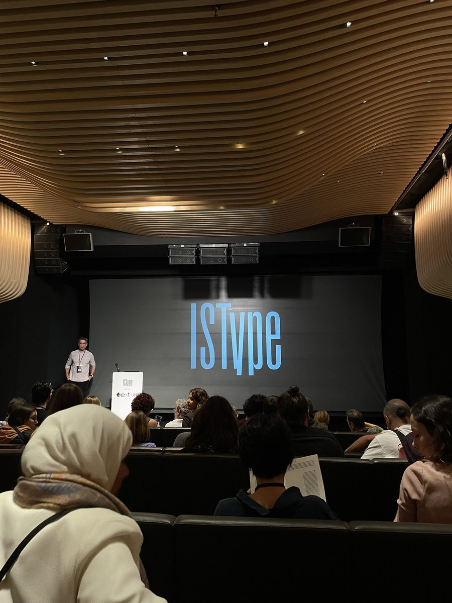 Thank you <a href="/ISType/">ISType</a> for a wonderful conference. So many inspiring speakers and ideas.