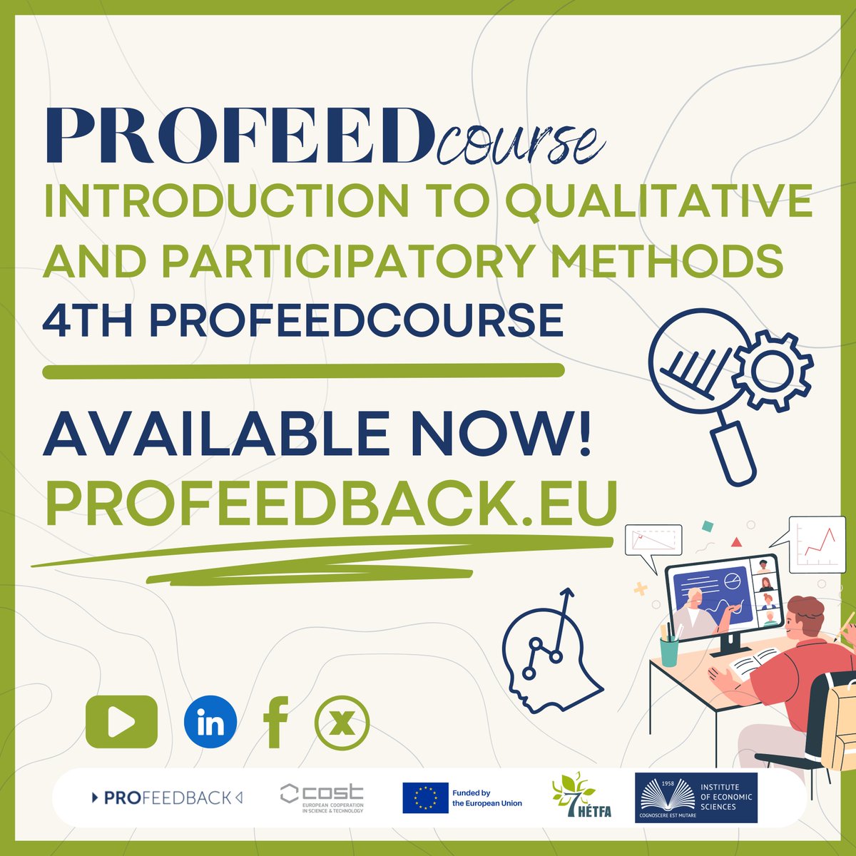 Profeedback_EU's tweet image. 📢 New ProfeedCOURSEs Now Available! 🎓
youtube.com/@Profeedback-c…
💡The 2nd Training School had the main theme “Quantitative methods in evaluations”.
💡The 3rd Training School was focusing on “Qualitative and participatory methods”.
#PROFEEDcourses #EvaluationMethods