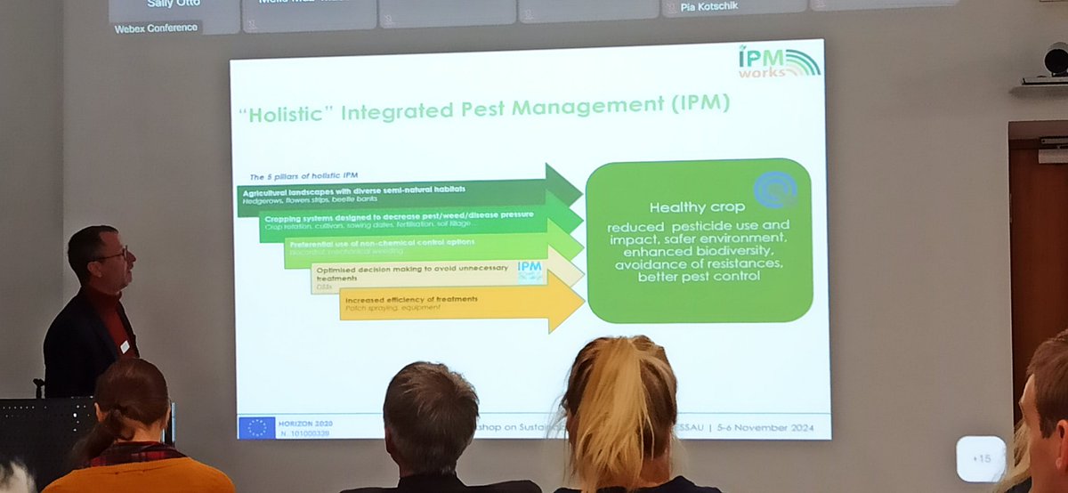 Julia Cooper (@juliasoilsister) on Twitter photo Nicolas Munier-Jolain describing the holistic approach to reducing pesticide use in <a href="/H2020IPMWorks/">IPMWORKS</a> closely aligned to the strategies we advocate <a href="/OrgResCent/">Organic Research Centre</a> <a href="/agricology/">Agricology</a> through our partners <a href="/ADASGroup/">ADAS</a> and in <a href="/OPER8_EU/">OPER8</a> Nicolas Munier-Jolain describing the holistic approach to reducing pesticide use in <a href="/H2020IPMWorks/">IPMWORKS</a> closely aligned to the strategies we advocate <a href="/OrgResCent/">Organic Research Centre</a> <a href="/agricology/">Agricology</a> through our partners <a href="/ADASGroup/">ADAS</a> and in <a href="/OPER8_EU/">OPER8</a>