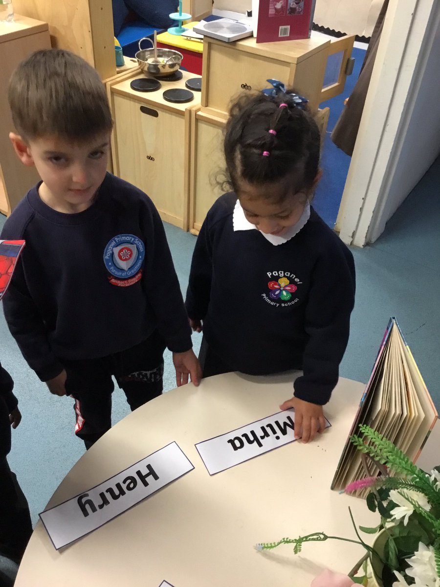 The children in Nursery are becoming confident at recognising their own names! <a href="/paganelschool/">Paganel Primary</a>