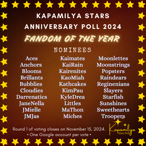 KAPAMILYA STARS POLL ✨ tweet media