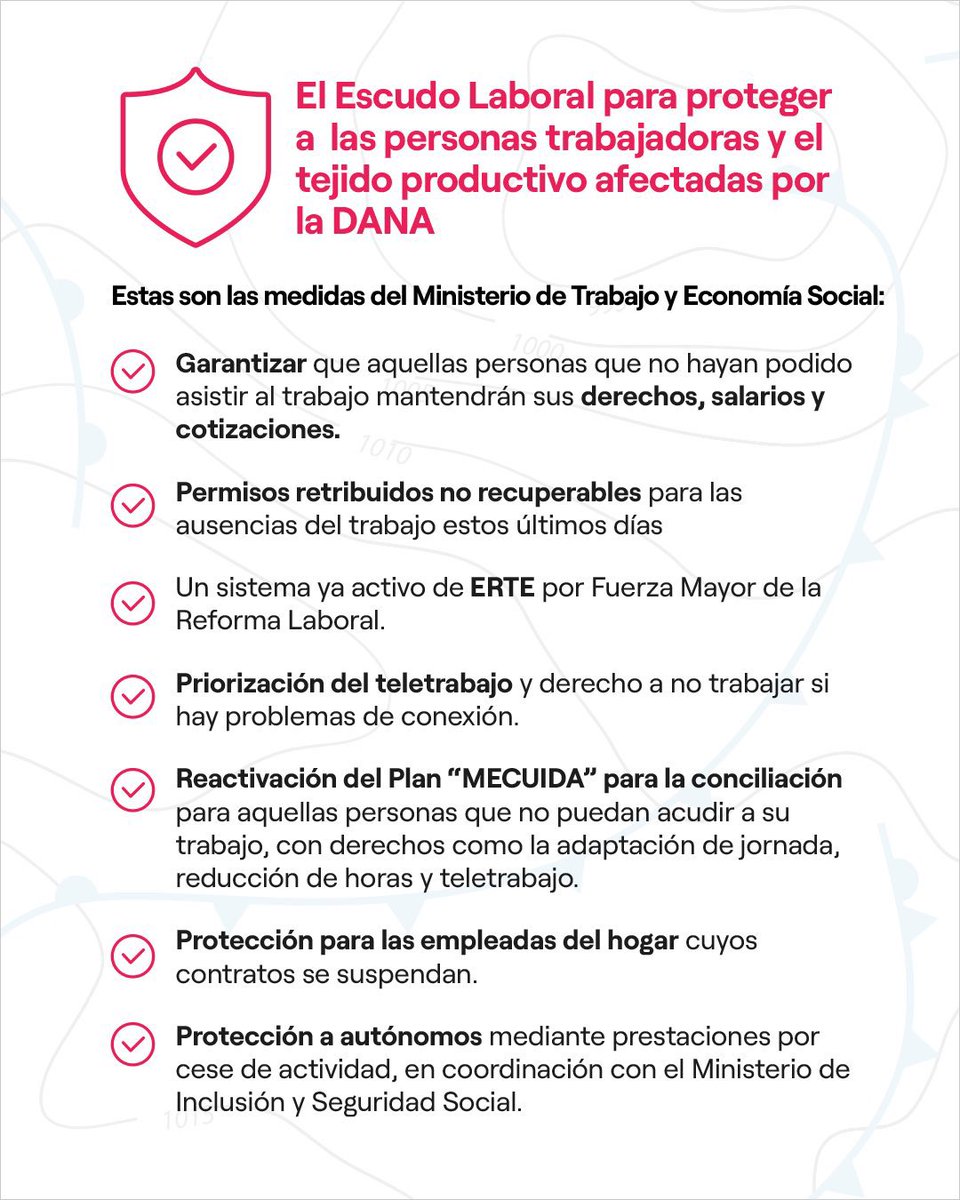 Es imprescindible un escudo laboral e información para las personas trabajadoras ante la DANA <a href="/empleogob/">Ministerio Trabajo y Economía Social</a>