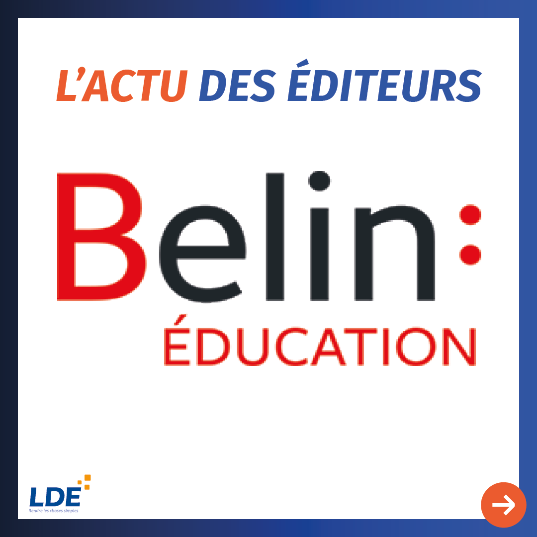 🗞 L'Actu des Éditeurs I Belin Education

📣 Rendez-vous à Educatech Expo du 13 au 15 novembre prochain pour en savoir plus sur l'éditeur

📍Stand 𝐈𝟐𝟎 Porte de Versailles Paris

🔗 swll.to/Yn4bh5

#manuelnumerique #max #education #belineducation #partenaire