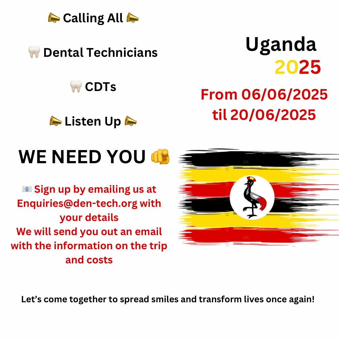 📢 Calling All Dental Technicians and CDTs!

Sign up today! Email us at Enquiries@den-tech.org with your details, and we’ll send you all the information on the trip and costs. Let’s make this journey unforgettable!