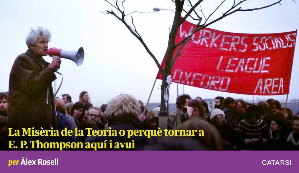 catarsimagazin's tweet photo. La misèria de la Teoria, un text escrit contra els estructuralismes marxistes ahistòrics, ens aporta avui respostes davant el sorgiment del Moviment Socialista i les seves tesis defensades en base a la CEP.   

✍️Àlex Rosell

https://t.co/SzEYaXbO9y https://t.co/GAxbLNh4Ht