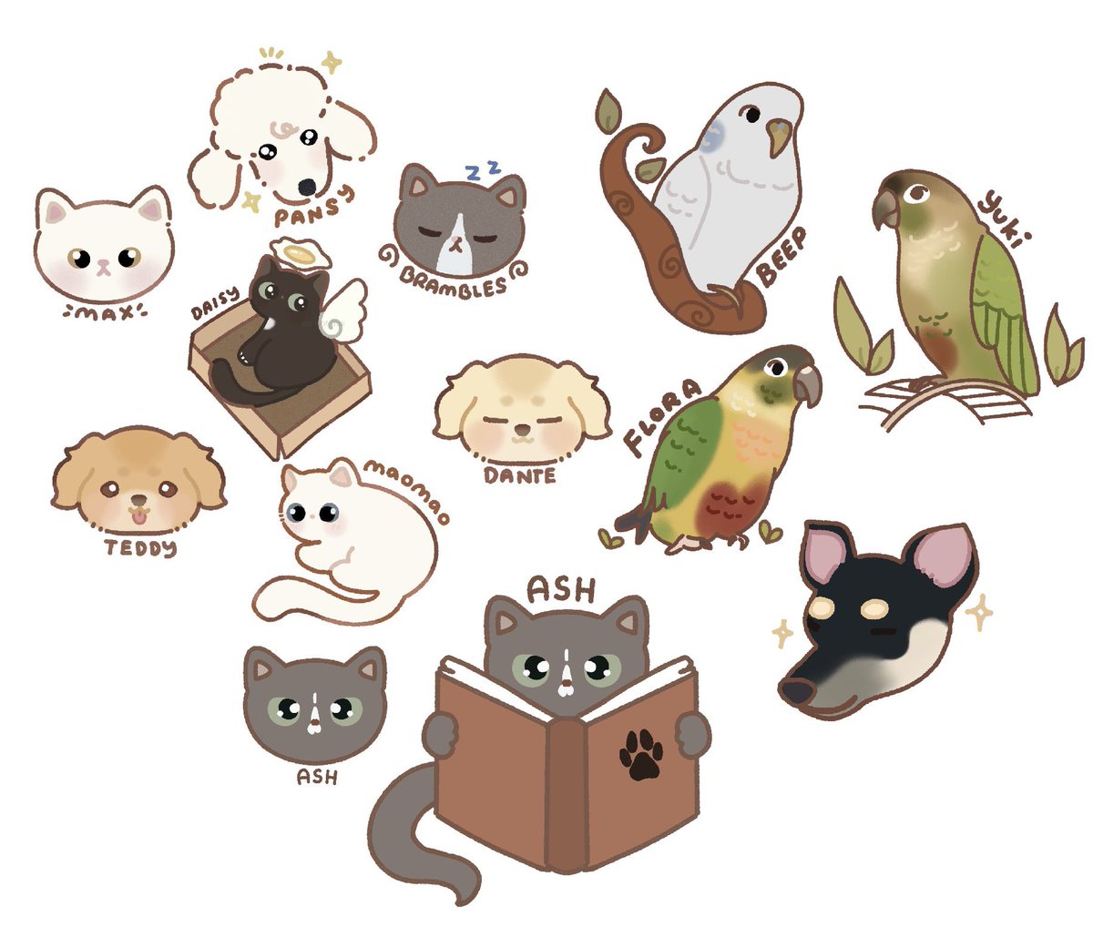 now accepting another batch for pet commissions !!

dm to avail🐾 prices starts at $5 ~