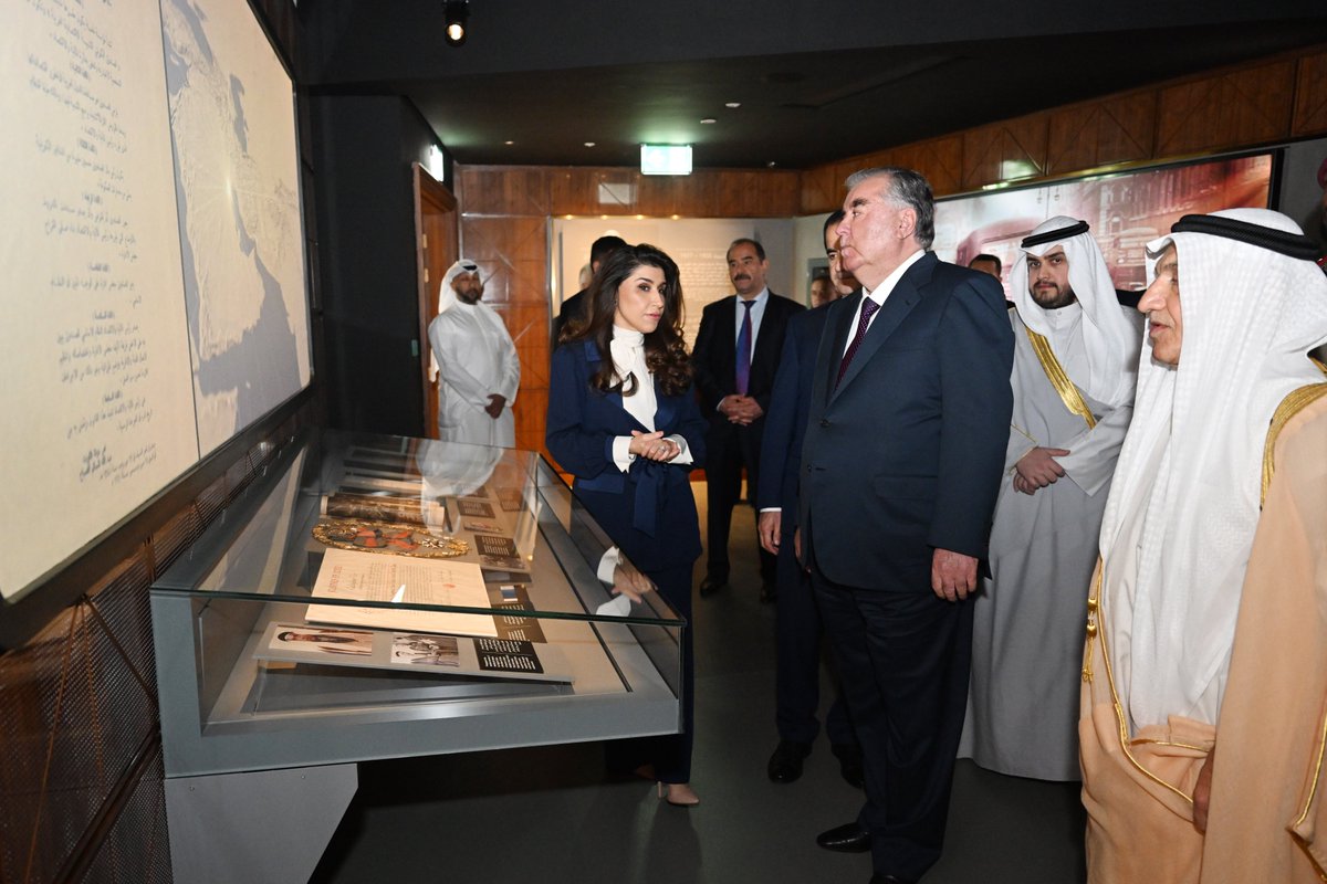 EmomaliRahmonTJ's tweet image. On November 4, the President of the Republic of #Tajikistan Emomali Rahmon, as part of his official visit to the State of Kuwait, visited Al Salam Palace Museum, which is located in the Shuwaikh area of the city of #AlKuwait.