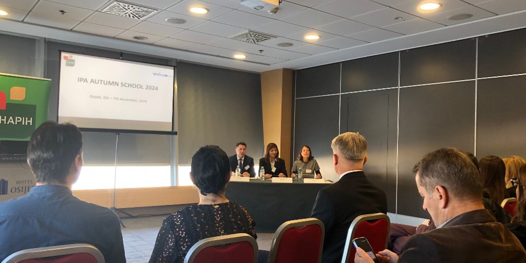 The #IPA Autumn School, co-organised by #HAPIH and <a href="/EFSA_EU/">EFSA</a>, has just started in Osijek 🇭🇷.

One of this year's focus is on #PlantHealth.

Stay tuned!