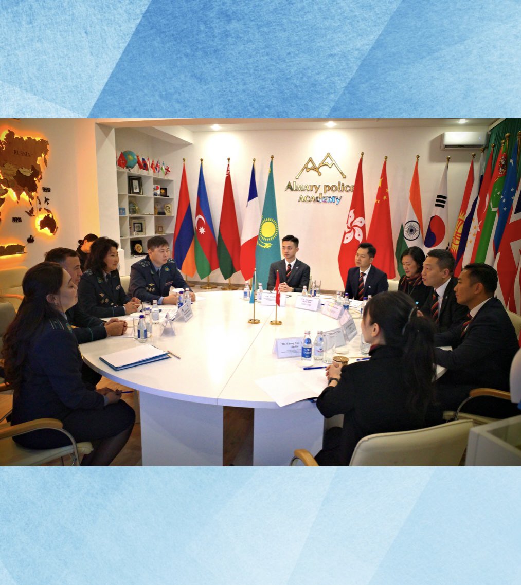 hkpoliceforce's tweet image. 🇭🇰MAIDEN VOYAGE🇰🇿 
To explore channels for exchange &amp;amp; collab with #LawEnforcement depts of countries of the 🇨🇳#BeltAndRoad Initiative—HKPF’s paid its 1st visit to Kazakhstan where 🇭🇰#PoliceCollege officers gained insights into🇰🇿Almaty Police Academy🏫’s #PoliceTraining facilities