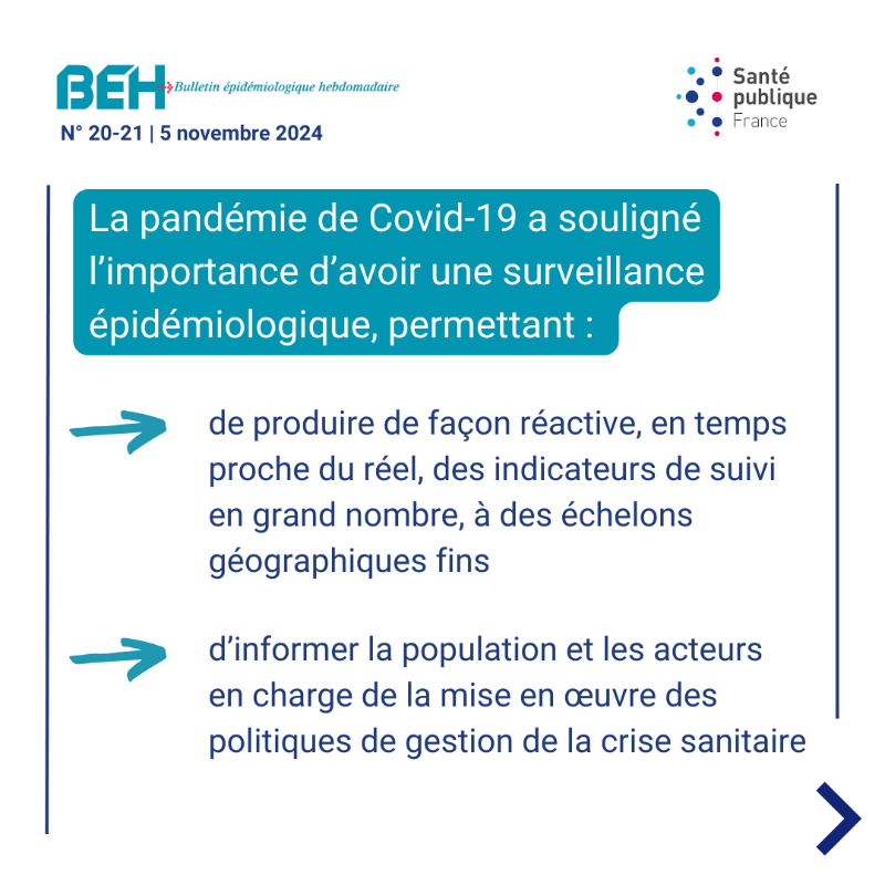 SantePubliqueFr's tweet photo. 🗞️Publication du Bulletin épidémiologique hebdomadaire
◼ Les systèmes d’information au service de la surveillance épidémiologique : enjeux et défis liés à la pandémie de #Covid19
📄 #BEH n°20-21 : https://t.co/eSiBfePfKm