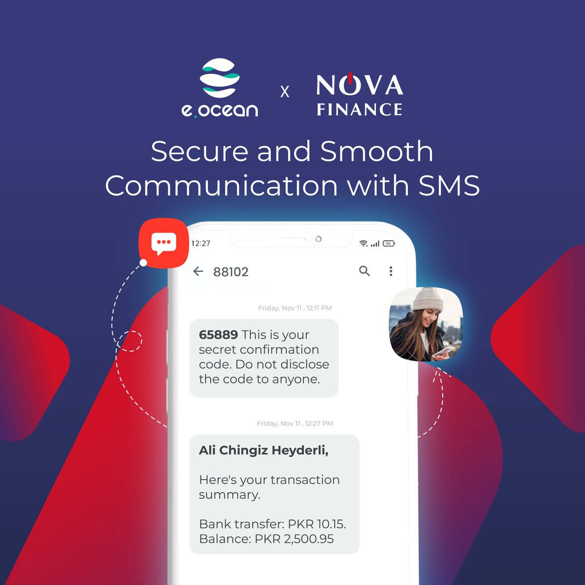 Our clients are our foundation! Honoring  years of trusted partnership with Nova Finance, built on delivering exceptional support and service. Together, we’re empowering secure and seamless SMS communication.

#Eocean #WhatsAppBusinness #SMS #Communication #Cuatomerengagement