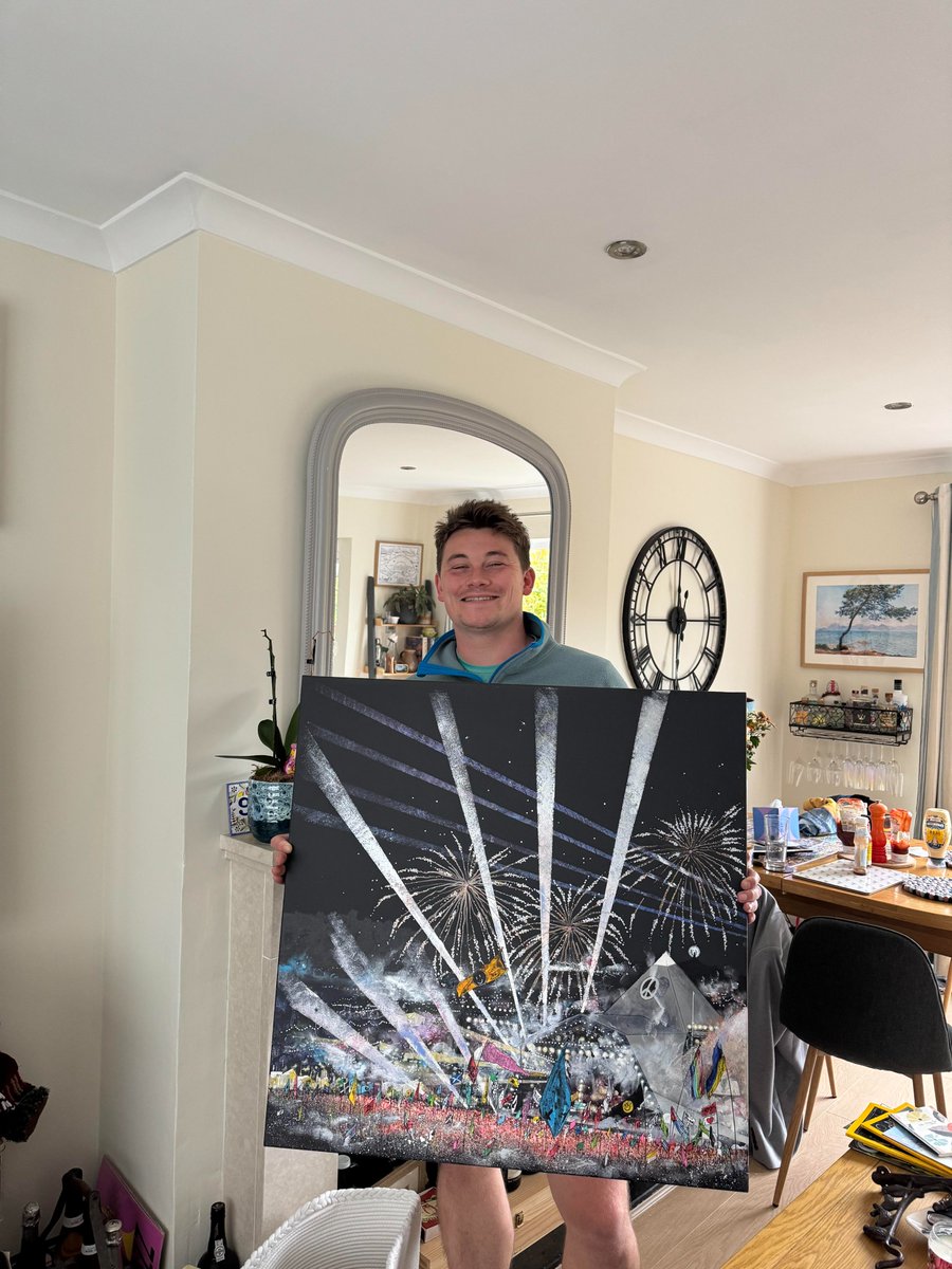 BathWelcomesRefugees (@bathrefugees) on Twitter photo The raffle winner of the <a href="/alceharfield/">alce harfield</a> @bathartfairoriginal Glastonbury painting is Ed Allchorne, pictured here
Thank you to everyone who entered and helped raise nearly £2,000, which allows us to continue our work supporting refugees and asylum seekers for a brighter future The raffle winner of the <a href="/alceharfield/">alce harfield</a> @bathartfairoriginal Glastonbury painting is Ed Allchorne, pictured here
Thank you to everyone who entered and helped raise nearly £2,000, which allows us to continue our work supporting refugees and asylum seekers for a brighter future
