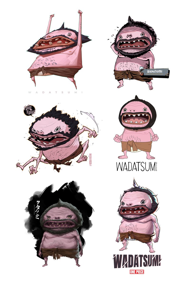patrick_ganas's tweet image. 6 art styles wadatsumi-verse