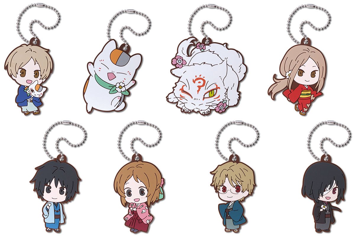 🐻新商品ニュース🌳 『夏目友人帳 ラバーキーホルダー』(300円) 明日