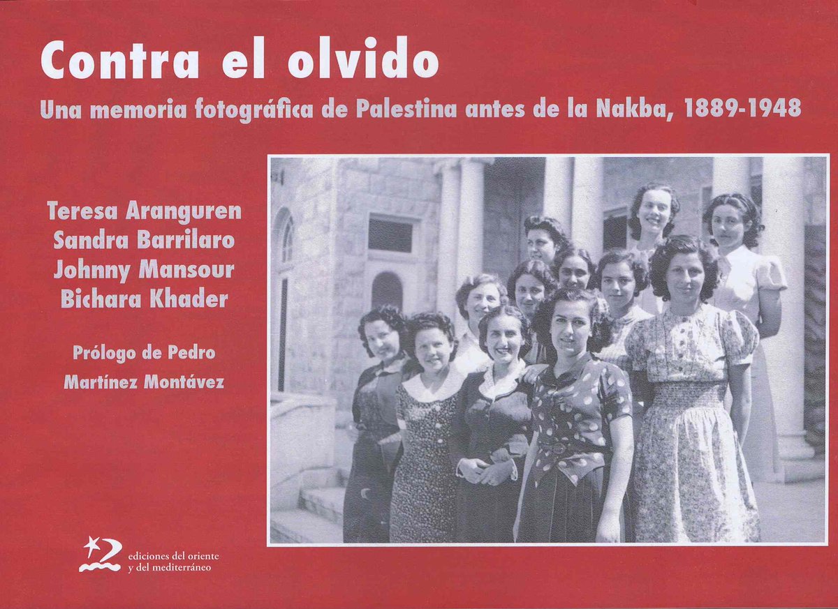orienteymediter's tweet photo. #Contraelolvido #unamemoriafotográficadepalestina de #teresaaranguren #sandrabarrilaro #johnnymansour #bicharakhader elegido en su versión inglesa #Againsterasure entre los 8 mejores libros del año sobre #Palestina por Middle East Monitor #PalestineBookAward2024 https://t.co/JW9SWUC7tU