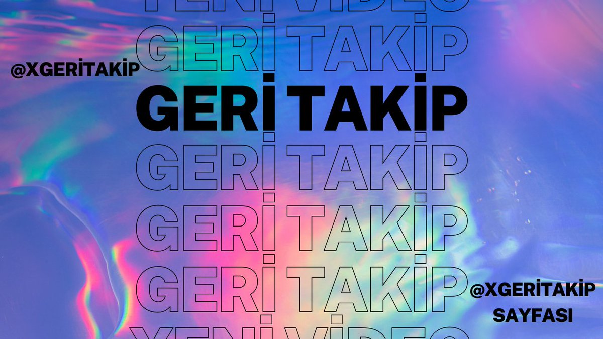 👑HADİ ELLER TAKİP TUŞUNA!!! 👑
👑<a href="/XGeriTakip/">TAKİPLEŞME ETKİNLİKLERİ ✧˖°.</a> sayfasını takip et✅
👑 GT yaz✅
👑 RT yap✅
👑 GT yazanları takip et✅
👑 seni takip edenleri TAKİP ET✅
👑 Sistem %100 çalışıyor✅ #takip #follow