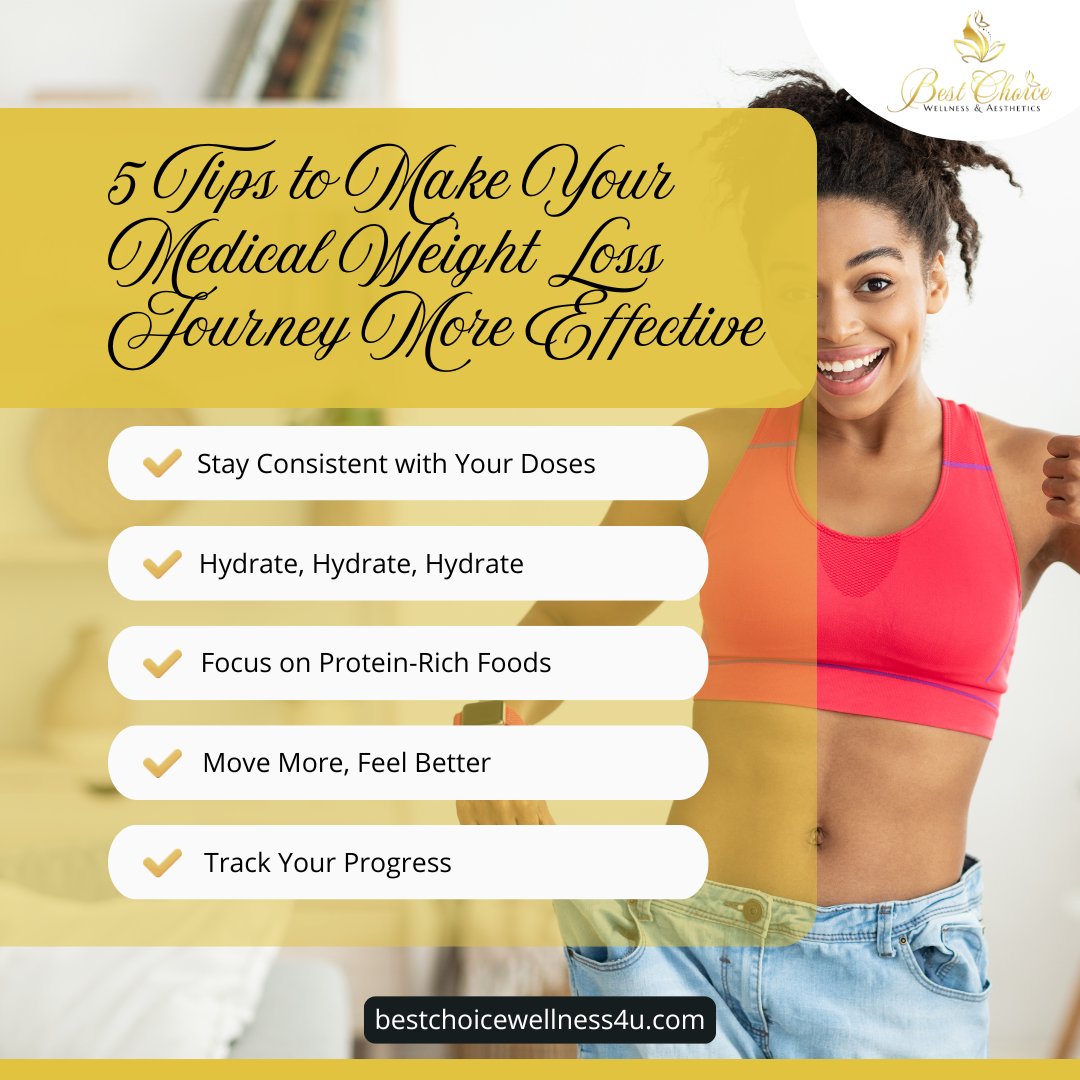 BWellness4u's tweet photo. ✨5 Tips to Make Your Medical Weight Loss Journey More Effective✨ https://t.co/J9YulOXSQX