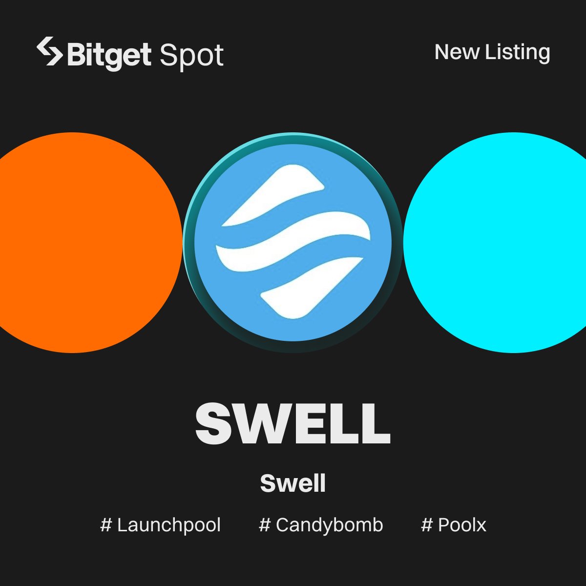 🆕 Initial Listing - $SWELL <a href="/swellnetworkio/">Swell</a>

🔥#Bitget will list SWELL/USDT on Nov 7, 10:00 AM (UTC)

🔹Deposits opened 

Social giveaway: 19,500,000 $SWELL up for grabs!
✅ Follow @bitgetglobal <a href="/swellnetworkio/">Swell</a>
✅ RT with #SwellListBitget
✅ Submit your entry: