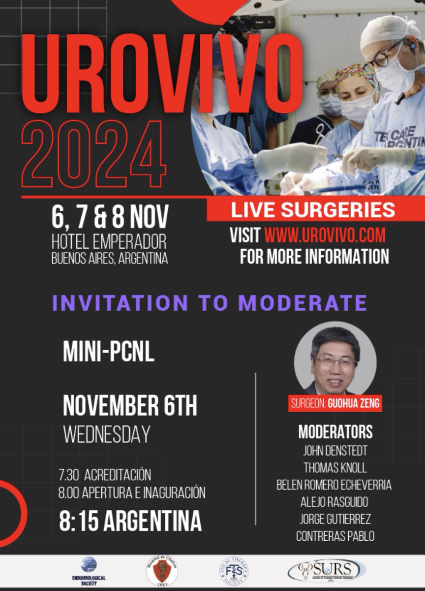 ChauchaDr's tweet photo. Mañana presente en @urovivo24 compartiendo mesa con referentes mundiales y argentinos!
@zeng_guohua 
@DrJohnDenstedt 
@knolli72 
@J_GutierrezMD 
@PabloNContreras 
@beluromeche https://t.co/edmtgt7obP