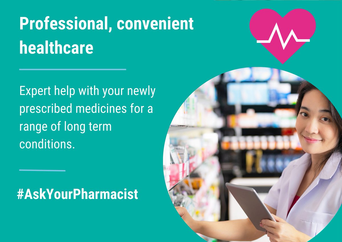 It’s national #AskYourPharmacistourpharmacist week! Community pharmacists are highly qualified health care professionals, who can provide clinical advice and prompt treatment for common illnesses, at a time convenient for you #AskYourPharmacist
