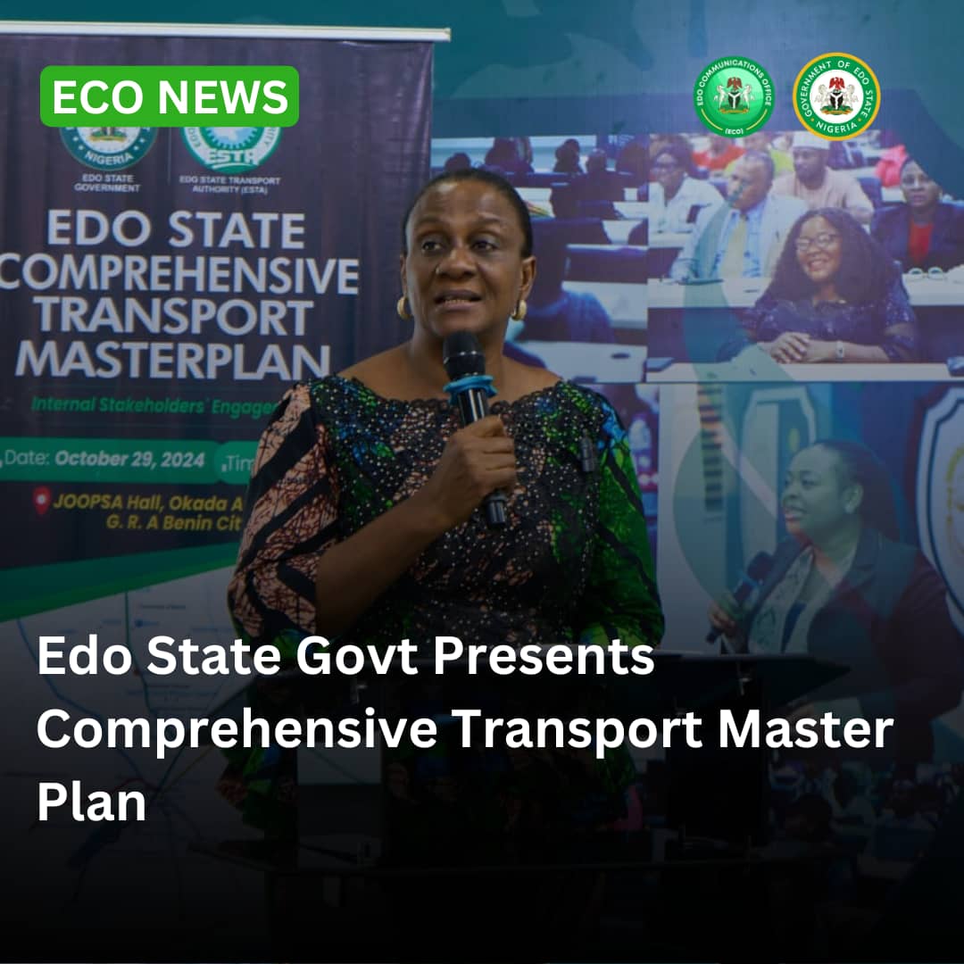 eco_edostate's tweet photo. Edo State Government Presents Comprehensive Transport Master Plan 

For full details, click on this link...https://t.co/XKqcPWgiA1 https://t.co/cepYVSwG4g