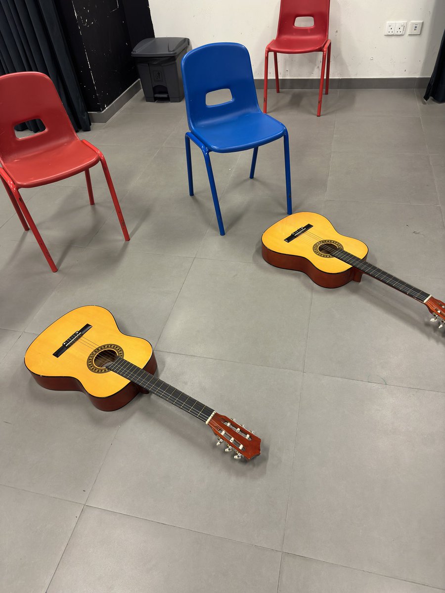 This mornings ECA was fun, teaching guitar to a group of year 5 and 6 students🎶