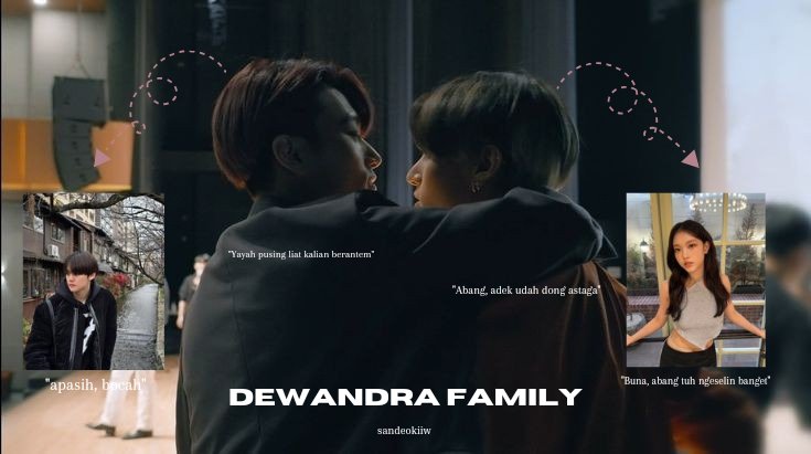 sandeokiiw's tweet image. ✮⋆˙ Dewandra Family ✮⋆˙

Family is not an important things. Its everything.

sanwoo natweong 낫웡 au ft. gyuvin &amp;amp; haerin