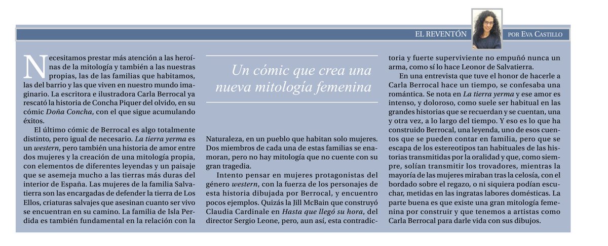 Perenquen23's tweet photo. Vuelvo de las primeras vacaciones del año y se me acumulan las recomendaciones:
👉Casas Vacías, de #BrendaNavarro @sextopisoed
👉El pequeño salvaje, #TCBoyle @EdImpedimenta
👉La Tierra Yerma, de Carla Berrocal @pintamonas @ReservoirBooks
Reseñas en @diariodeavisos https://t.co/Cf6doS84WX