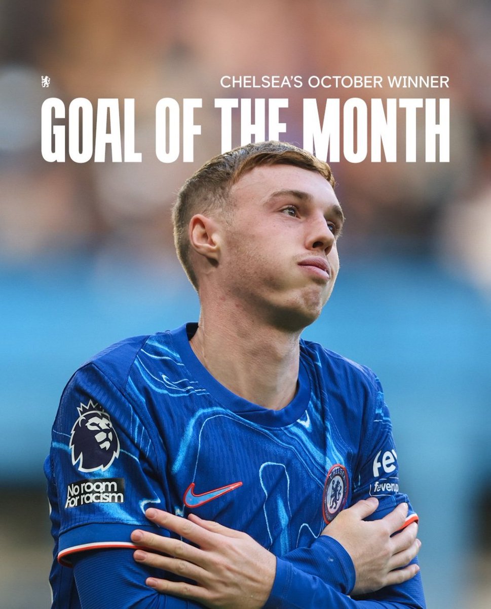 Cole Palmer wins Chelsea goal of the month..
