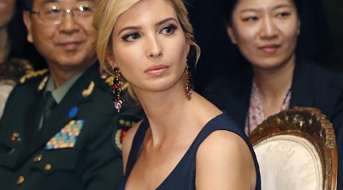 Ivanka Trump was NOT a private citizen while Donald Trump was in office. She was his Senior White House advisor when her fashion company received trademarks from China for voting machines, body bags &amp; caskets.

Raise a red flag if this concerns you!🚩