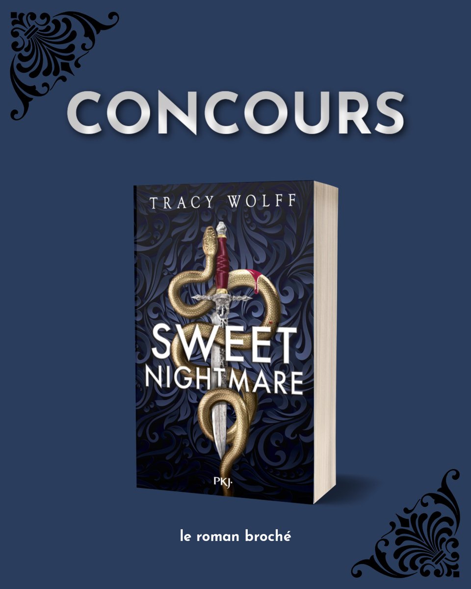 #CONCOURS À l'occasion de la parution de Sweet Nightmare, tentez de remporter le roman broché !
Pour participer :
- suivez <a href="/pocket_jeunesse/">pocket_jeunesse</a>,
- RT ce tweet.
Résultat le 12 novembre.
Bonne chance ! 🍀
- concours ouvert aux résidents de France métropolitaine, Belgique et Suisse -