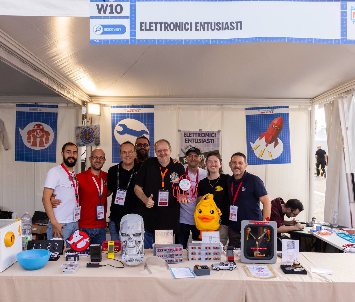 MakerFaireRome's tweet photo. 🎯 #BackToMFR2024
A qualche giorno dalla conclusione di #MFR2024 riscopriamo insieme alcune delle innovazioni protagoniste di questa 12° edizione: ecco i #MakerOfMerit 2024, gli attestati di stima assegnati ogni anno degli organizzatori ⤵️
https://t.co/PszuE1RKTD https://t.co/KevGYD8I0N