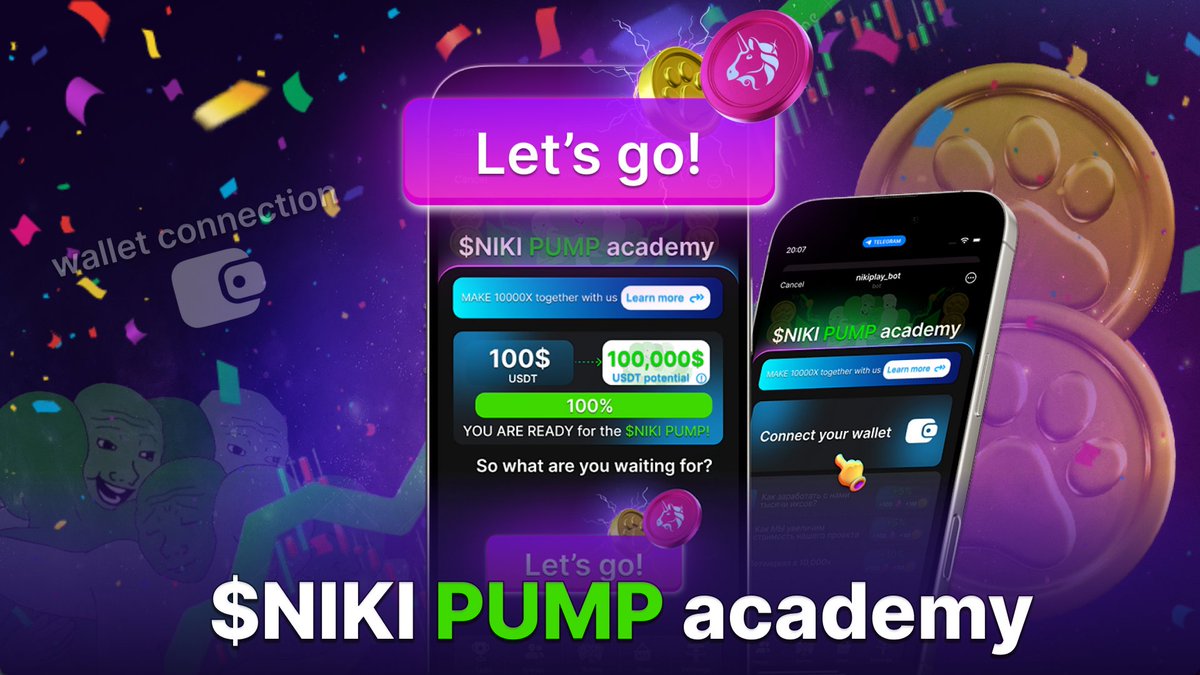 Nikicompany's tweet photo. 🚀 $NIKI successfully LISTED on DEX🦄 https://t.co/mQmCc14ono
📈 PUMP Academy launched +👛Wallet connection➡️CONNECT https://t.co/SbvkSAPvnB

$NIKI ETH contract: 0xa78713fe193060e9f475ba6baf4d7d3b44d2f93a

$NIKI coin commissions buy/sell reduced to 20%/20%
When drop? Why commisions? etc - READ FAQ https://t.co/d5BcD8DSjR

LIKE & REPOST 🫶 #HASHTAG #nikicoin #niki #pump #gemx10000 #bullish #CryptoGem