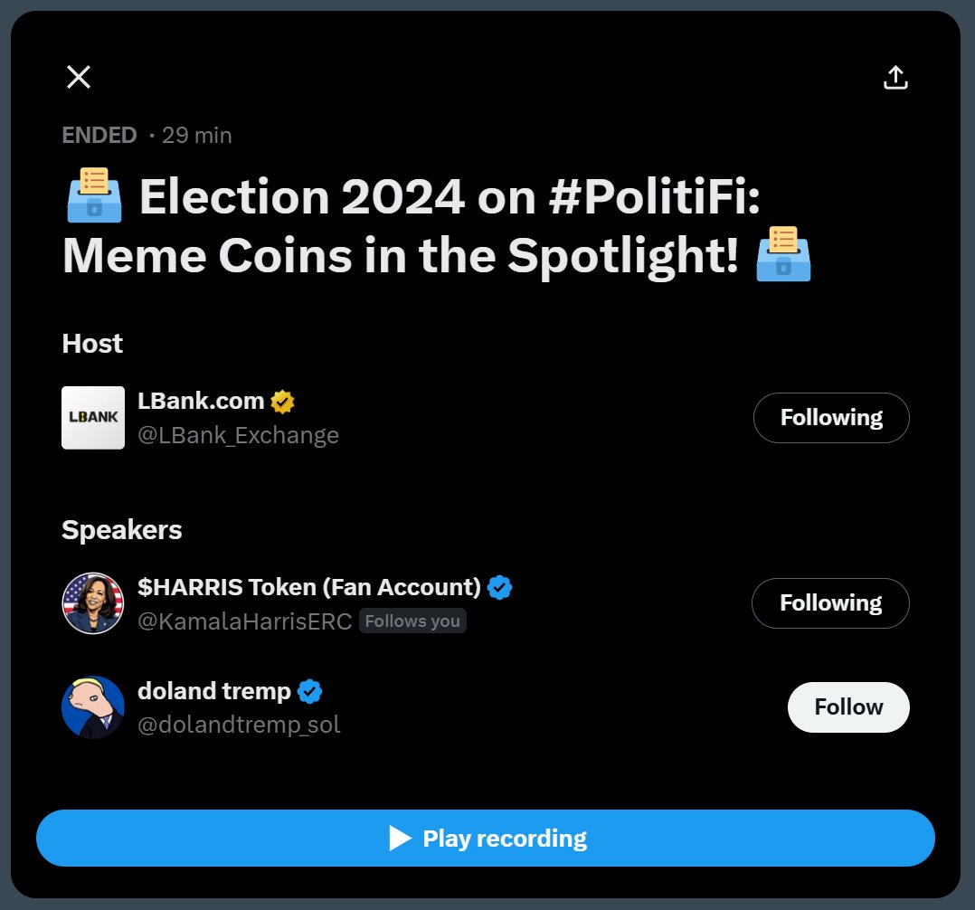 $HARRIS Token (Fan Account) tweet media