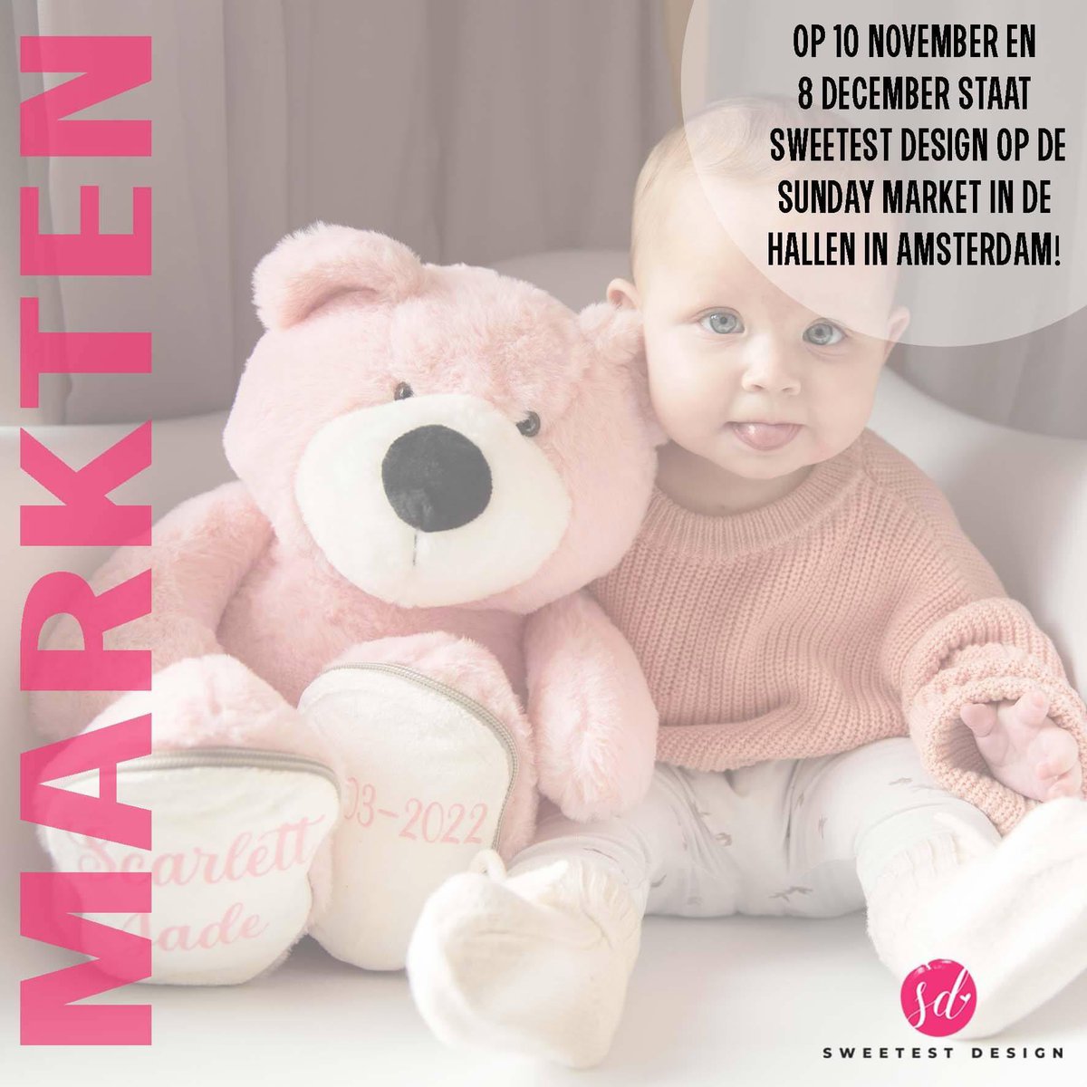 SweetestDesign's tweet image. A.s. zondag is het zo ver! Kom je ook gezellig langs?