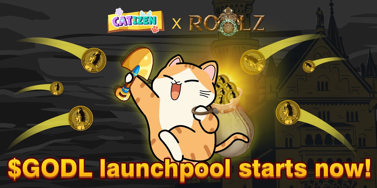 RoOLZ|<a href="/Roolznft/">RoOLZ</a> 

アニメやデジタルコレクタブルを活用したエンタメエコシステムを目指すRoOLZのLaunchPoolが開始

・ $CATI ステーキングでRoOLZの $GOLD が掘れる
・11/7に複数CEXにて上場
・TON Ventures等から100万ドルの資金調達

2日間で掘れるだけ掘っておこう😺
jp.cointelegraph.com/press-releases…