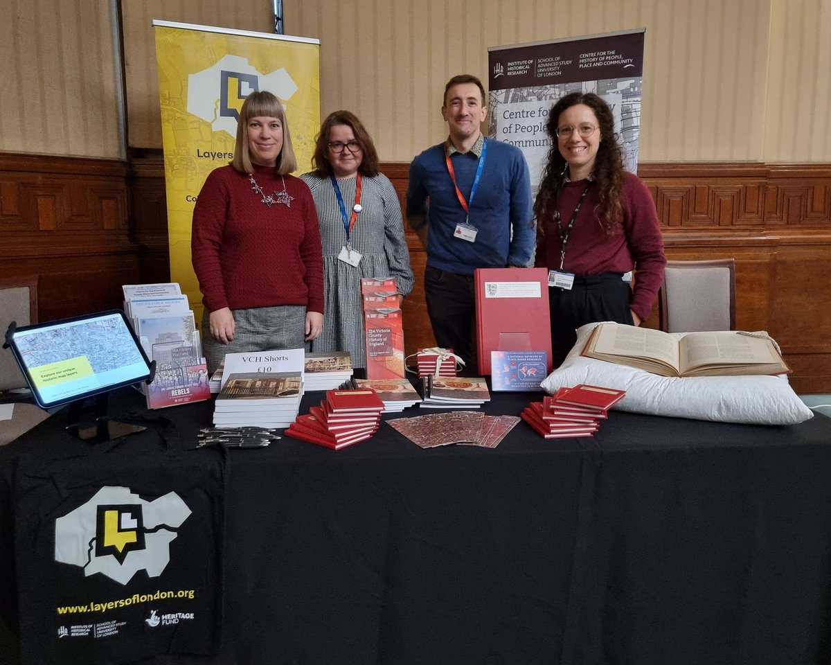 Centre for the History of People Place & Community (@chppc_ihr) on Twitter photo Come and find us at our <a href="/CHPPC_IHR/">Centre for the History of People Place & Community</a> stand for #History Day today! Featuring <a href="/LayersofLondon/">Layers of London</a>, <a href="/VCH_London/">Victoria County History</a>, friendly faces - and LOTS of fabulous swag! #HistDay24 <a href="/ihr_history/">Institute of Historical Research</a> <a href="/SenateHouseLib/">Senate House Library</a> Come and find us at our <a href="/CHPPC_IHR/">Centre for the History of People Place & Community</a> stand for #History Day today! Featuring <a href="/LayersofLondon/">Layers of London</a>, <a href="/VCH_London/">Victoria County History</a>, friendly faces - and LOTS of fabulous swag! #HistDay24 <a href="/ihr_history/">Institute of Historical Research</a> <a href="/SenateHouseLib/">Senate House Library</a>