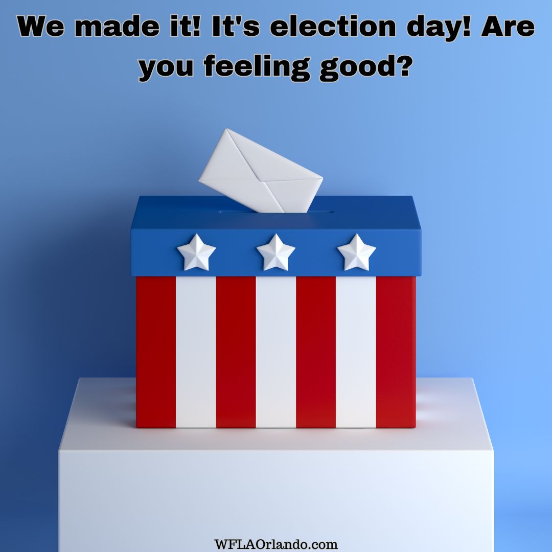 Who's going to be our next President? wflaorlando.com 
#vote #Republicans #Democrats #ElectionDay #YourVoteMatters #PresidentElection2024 #thefutureofamerica