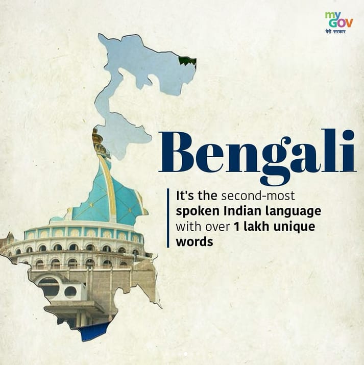 indiainalgeria's tweet image. Recently designated as a #ClassicalLanguage, #Bengali, with its millennium-old literary history and deep cultural significance, is one of the most spoken languages of India.