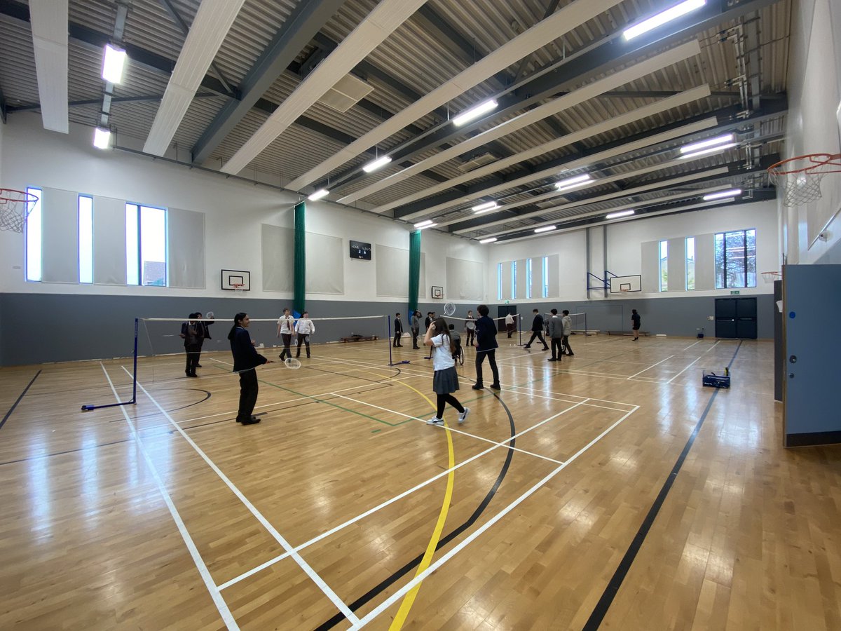 Badminton lunch club under way!