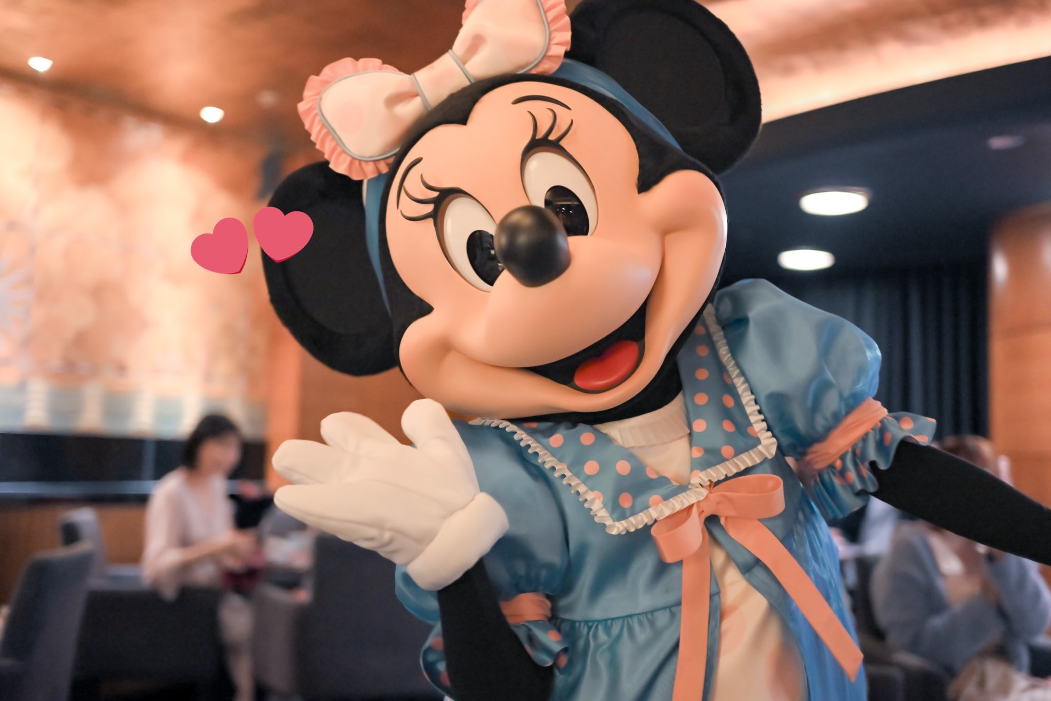 パジャマ　ミニー　ルームウェア　アンバサダーホテルLサイズ パジャマパーティー ミニーちゃん ディズニー アンバサダー