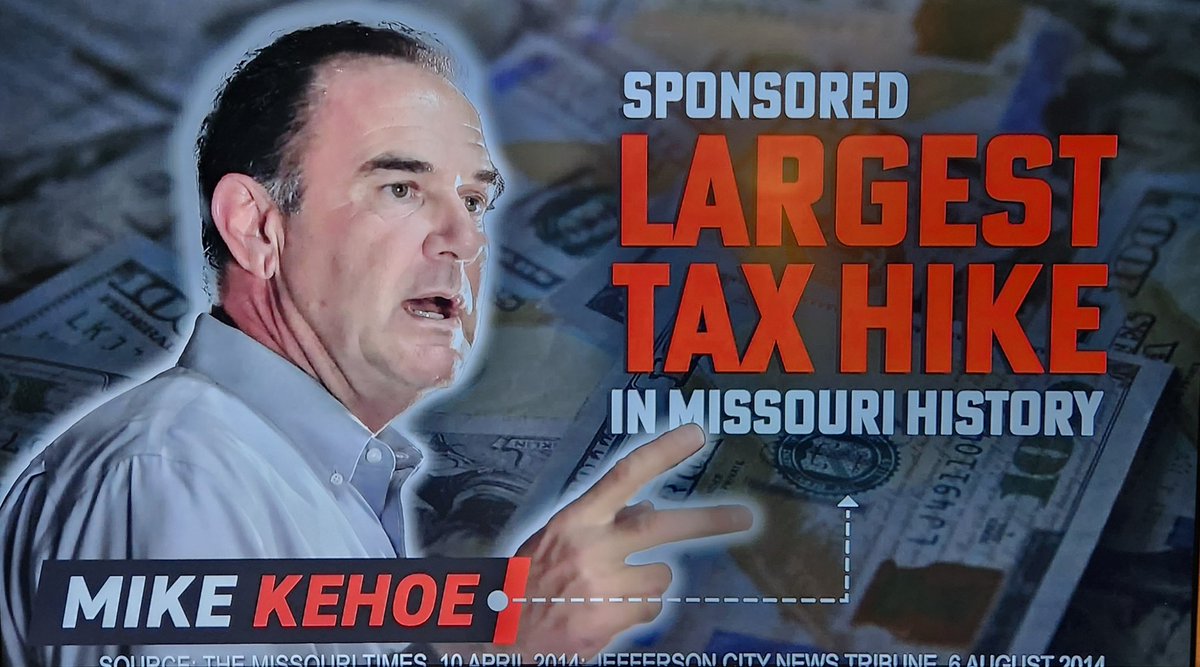 dewclaws's tweet photo. @MikeLKehoe #TaxHikeMike says what?!?! The @GOP told us all about your record. #ShowMeBetter https://t.co/1FZQxUy8sW
